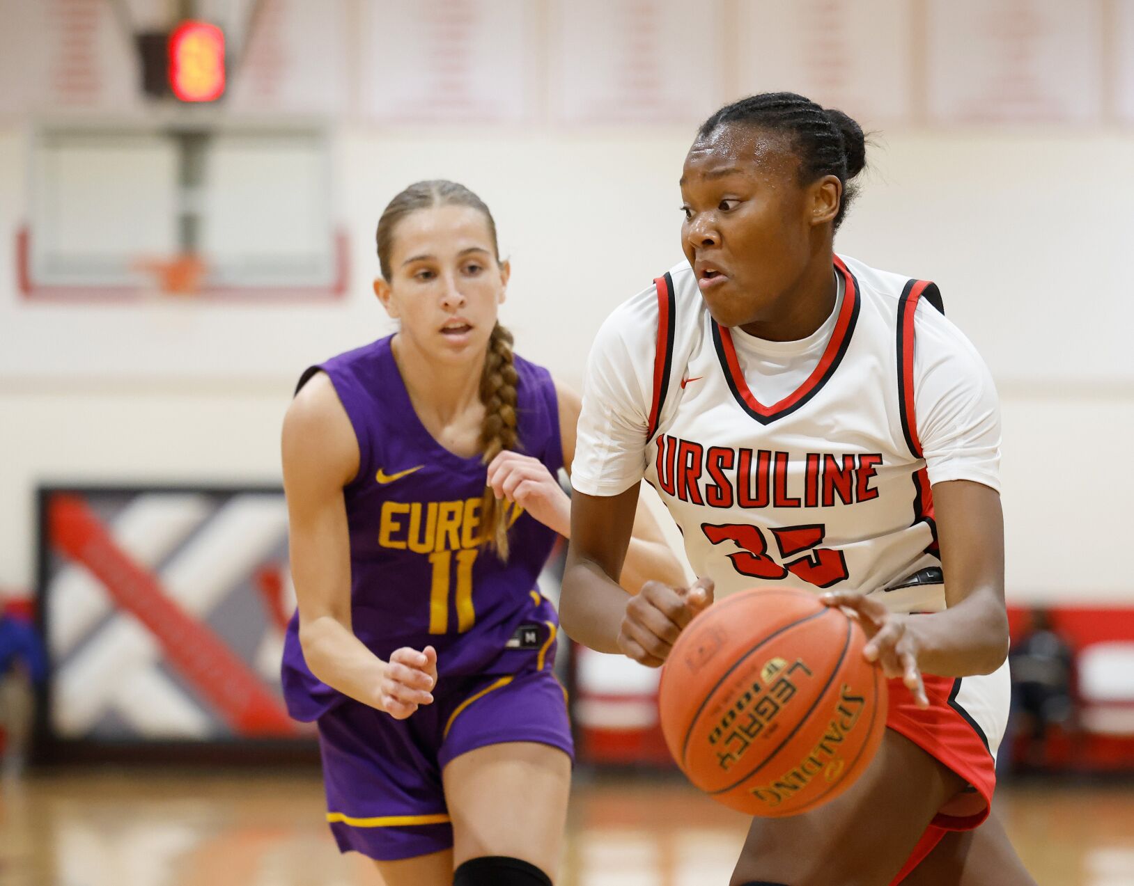 Visitation Christmas Tournament, first round: Ursuline v. Eureka